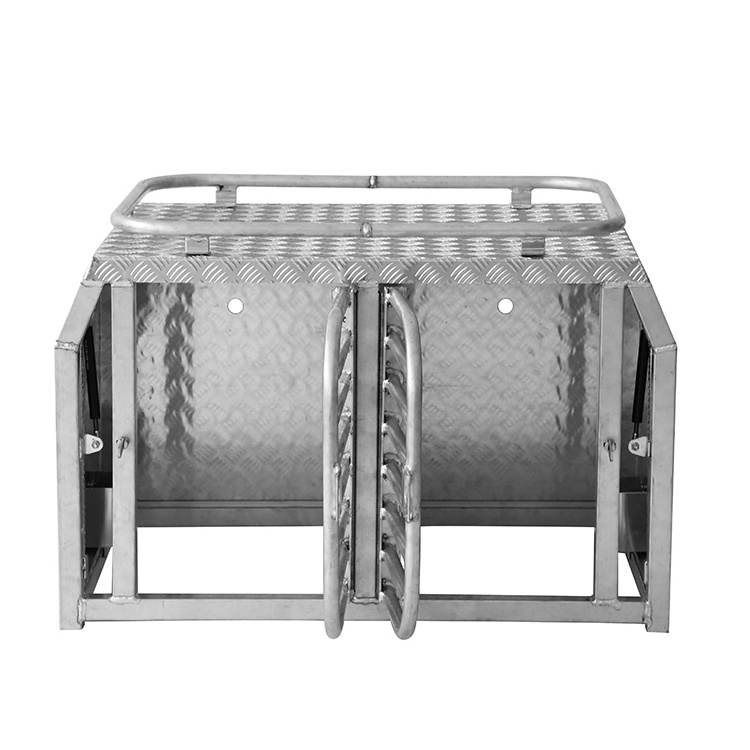 New design Wholesale Diamond Deluxe Aluminum Dog Cage Kennel Dog Transportation Box