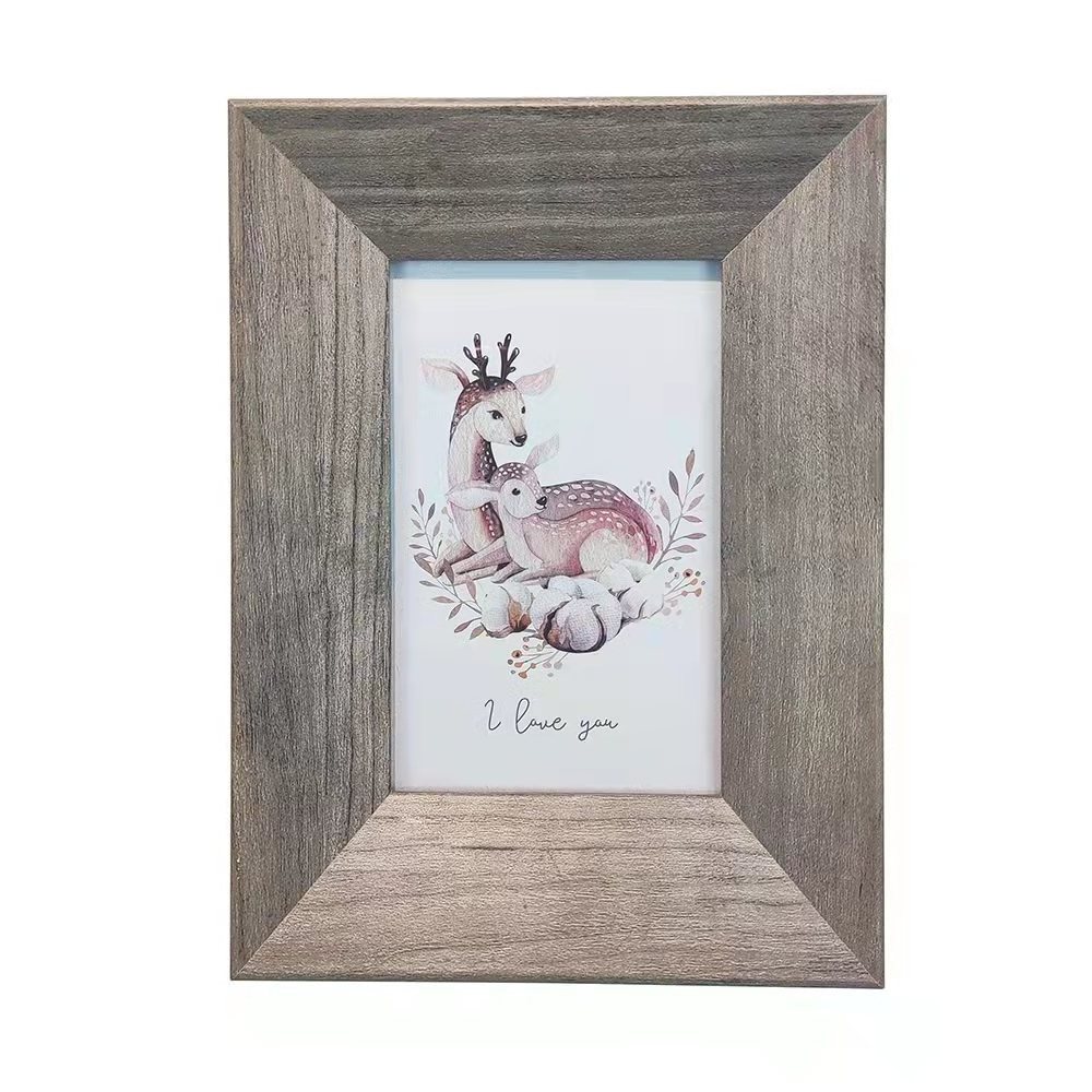 Home Decor Rectangular Handmade Luxury OEM ODM MDF Wooden 3D Art Picture Photo Frame