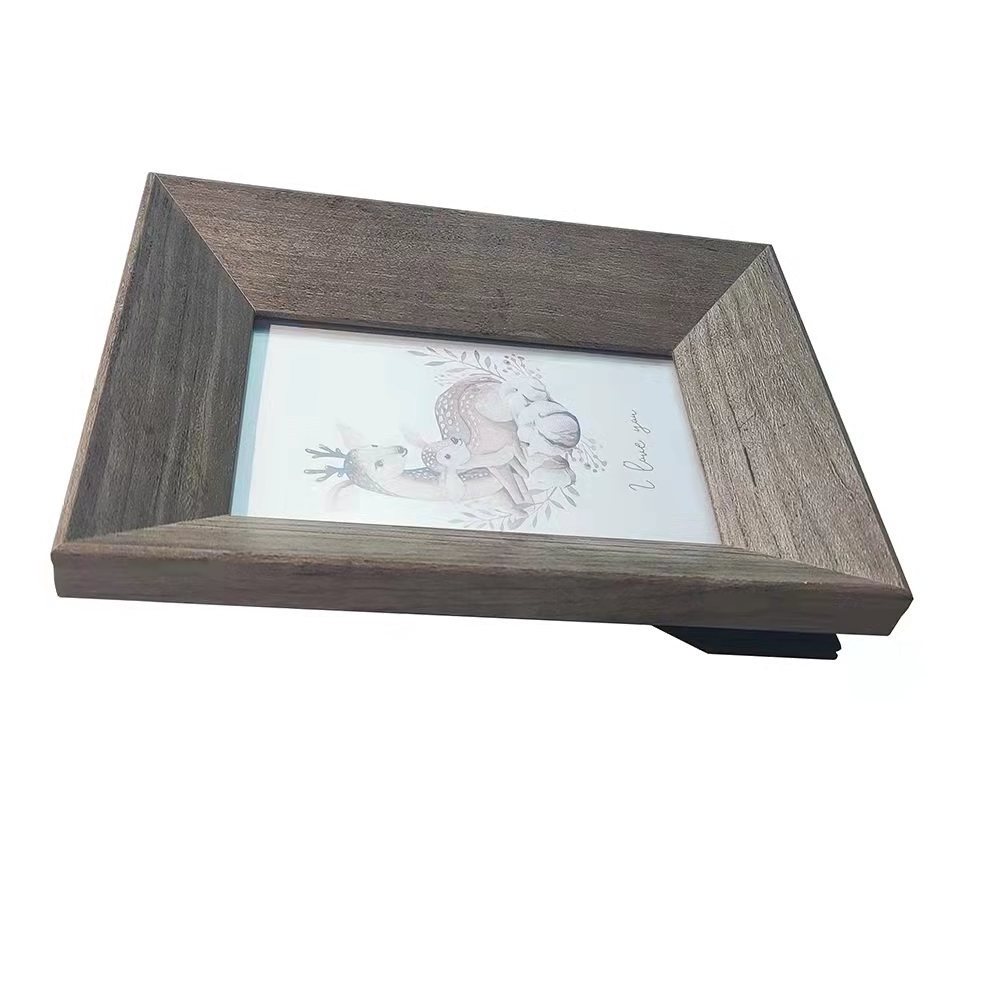 Home Decor Rectangular Handmade Luxury OEM ODM MDF Wooden 3D Art Picture Photo Frame