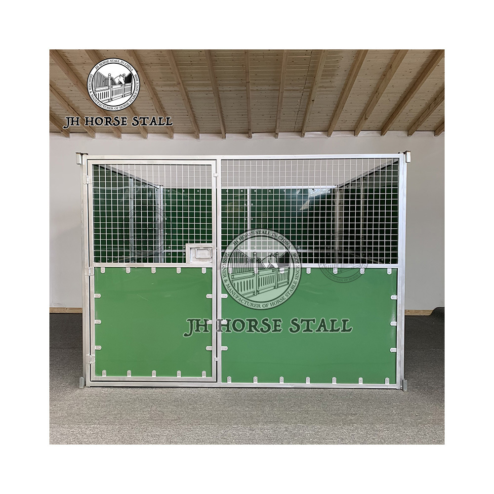 Cheap Steel frame galvanised steel internal temporary portable horse stable outdoor horse stall boxes