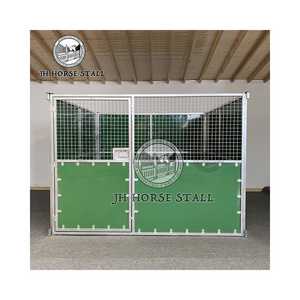 Cheap Steel frame galvanised steel internal temporary portable horse stable outdoor horse stall boxes