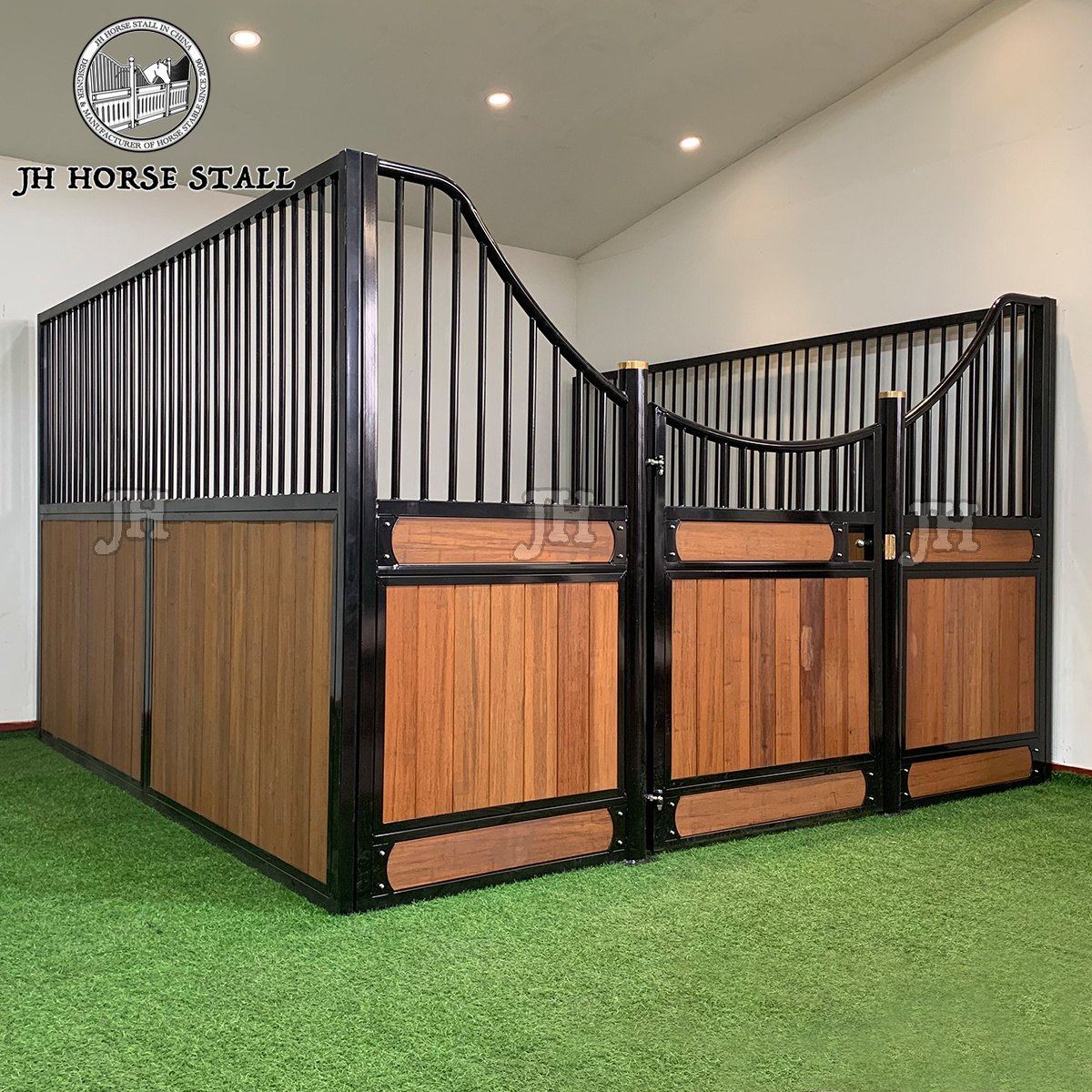 JH E02 European Equestrian Equine Equipment Horse Box Stall Horse Stable Panels Fronts for horse Barn