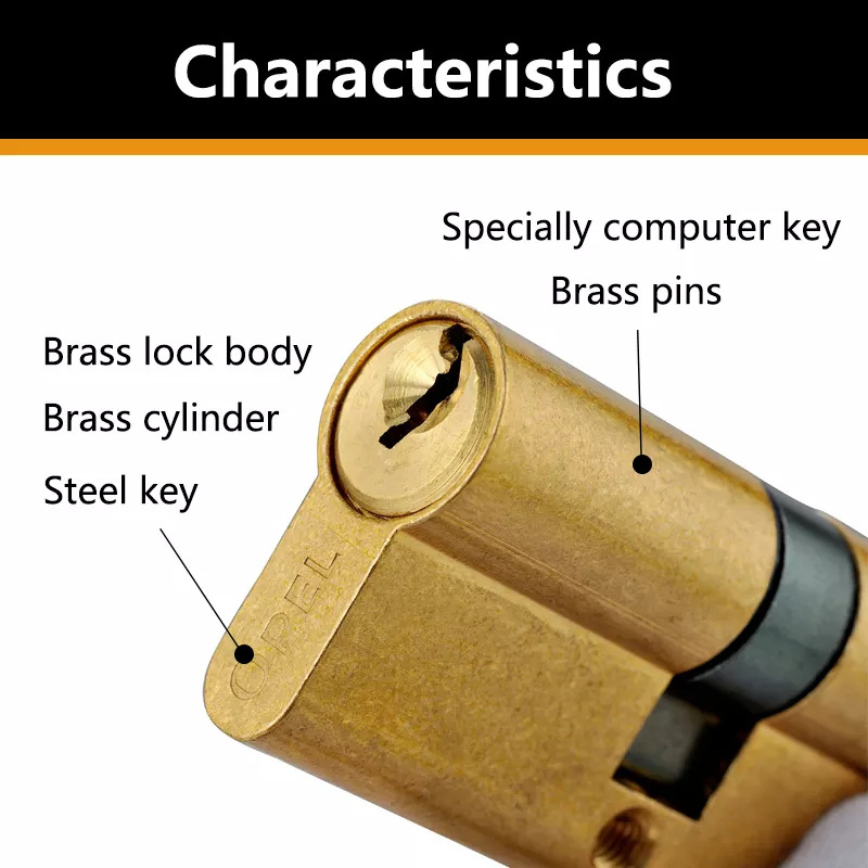 Cheap price cylinder lock with special key door cylinder  security door lock cylinder