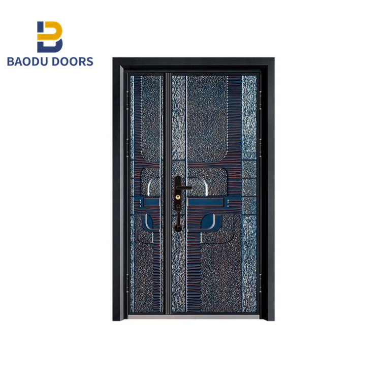 Bullet proof security door front door iron wrought prices cast aluminum door