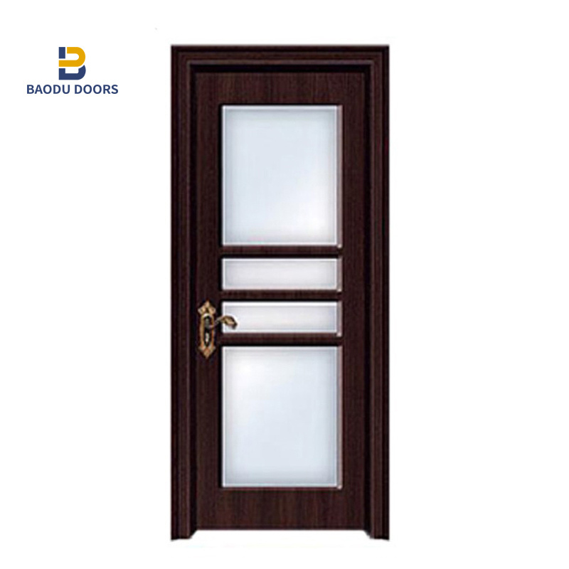 Zhe jiang baodu doors pvc form pvc movable louver doors for bedroom or bathroom