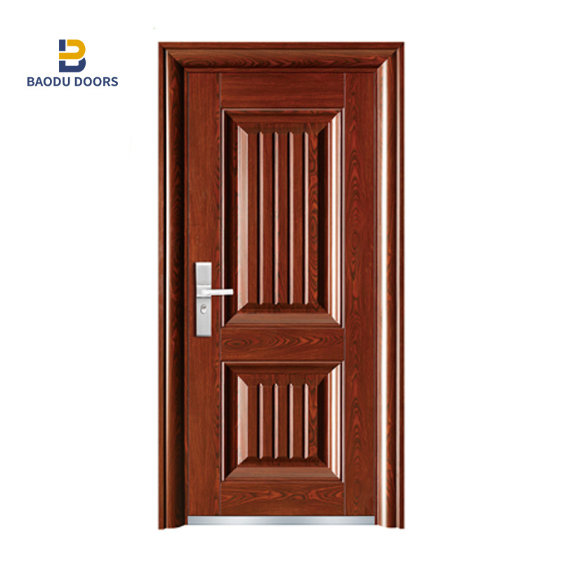 2021 BaoDu factory Cheap Price modern steel exterior door used mobile home doors for sale