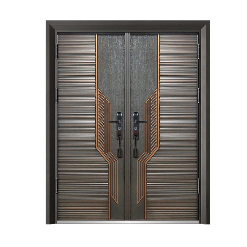 Bowdeu Factory high level  exterior waterproof oversize exterior door cast aluminum door