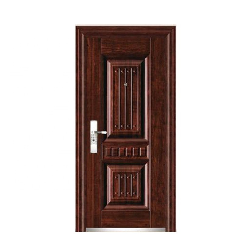 Doors High Quality Sound Proof Security Door Steel Door Swing Graphic Design Cold Rolled Steel for Home Modern Exterior Finished