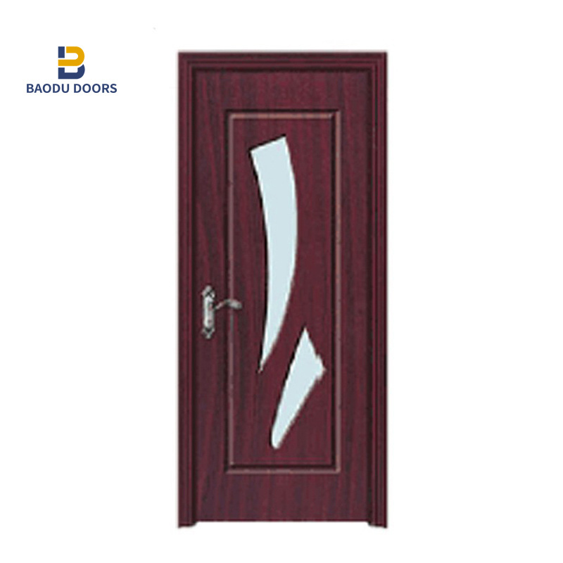 Zhe jiang baodu doors pvc form pvc movable louver doors for bedroom or bathroom