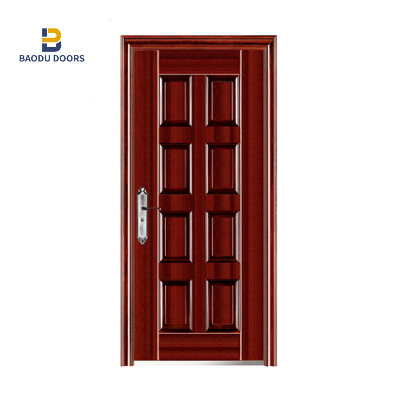 2021 BaoDu factory Cheap Price modern steel exterior door used mobile home doors for sale