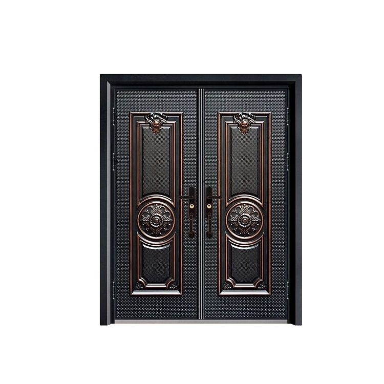 Bowdeu Factory high level  exterior waterproof oversize exterior door cast aluminum door