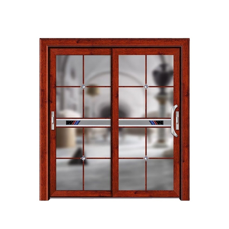 Customized Aluminium Soundproof Sliding Door Double Tempered Glass Exterior Sliding Door