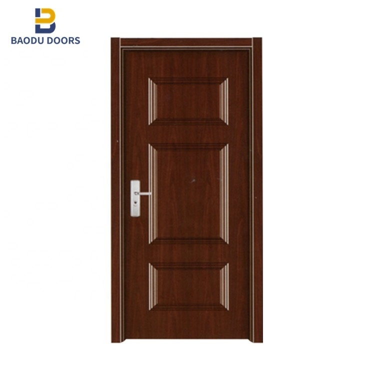 Bowdeu Factory American interior swing open style steel door  entrance steel door main gate design