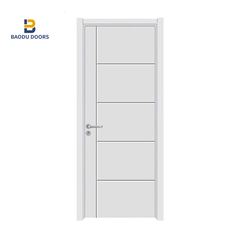 BAODU Israel  Interior Steel Simple Door Security Made in China Entry Doors Swing Graphic Design for Bedroom