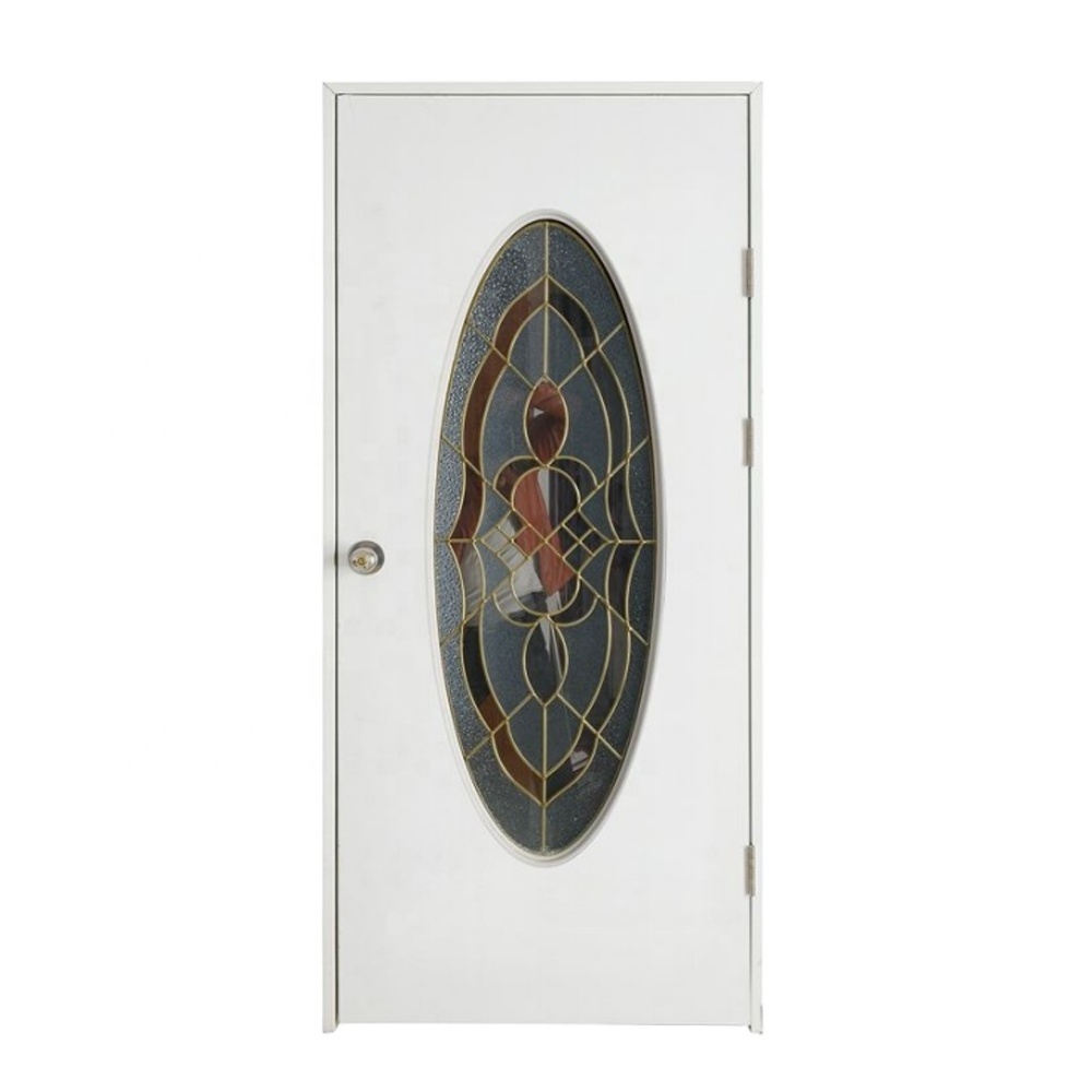 Bowdeu Doors Latest design Glass Inserts Decorative American House Modern Front Entry Doors