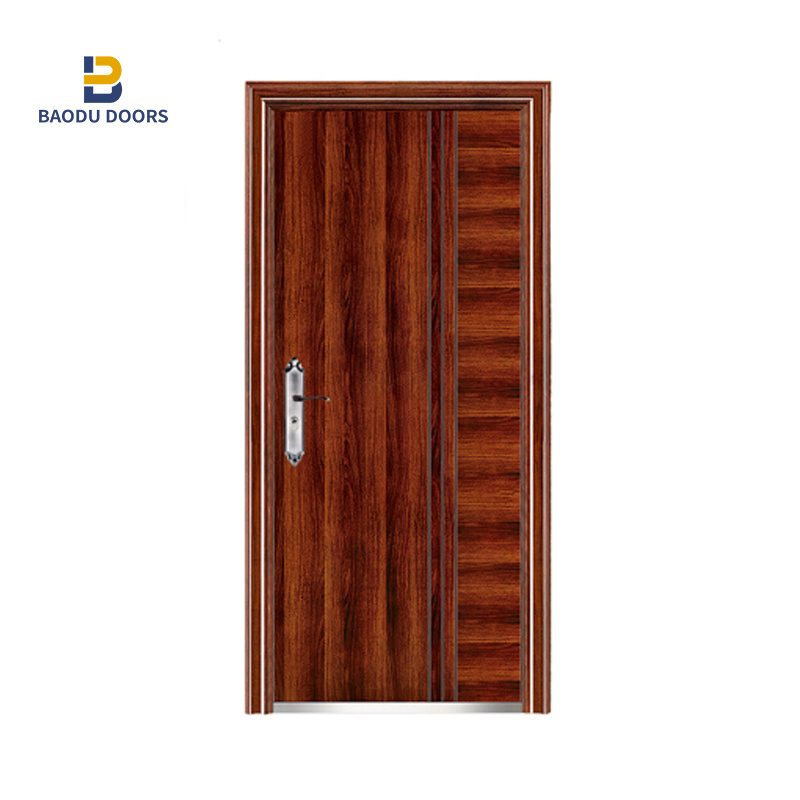 2021 BaoDu factory Cheap Price modern steel exterior door used mobile home doors for sale