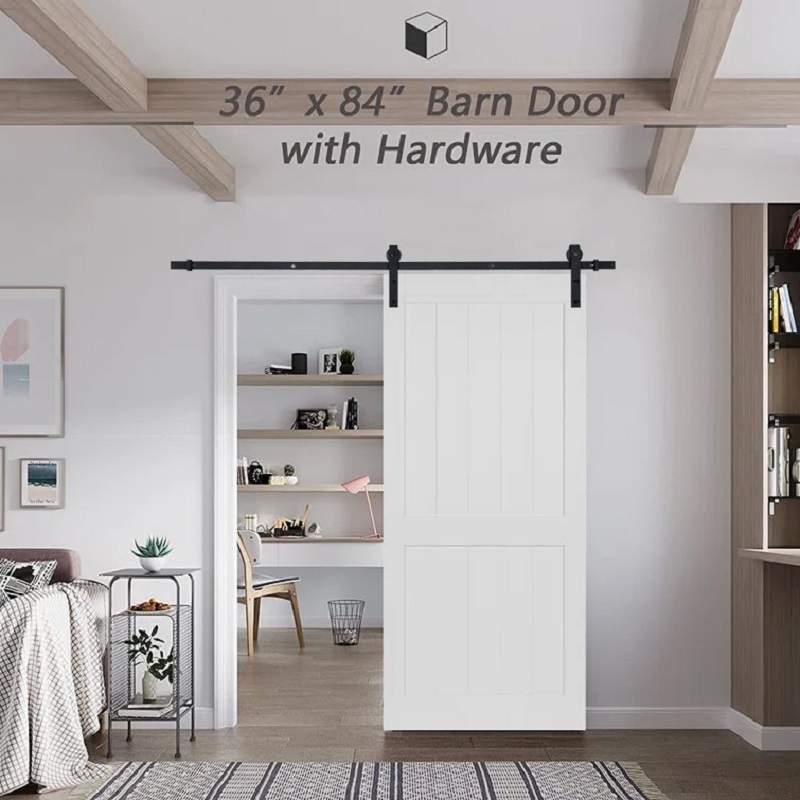 Bowdeu Factory competitive price white sliding barn door handle recessed invisible sliding barn door locks