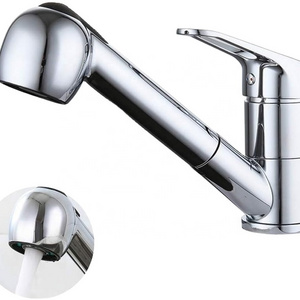 Sink Faucet Single Lever Mixer Tap Mixed Bathroom Faucet (Pull Out Faucet)