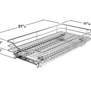 Easy to install Slide Out Cabinet Organizer Pull Out Under Cabinet Sliding Shelf