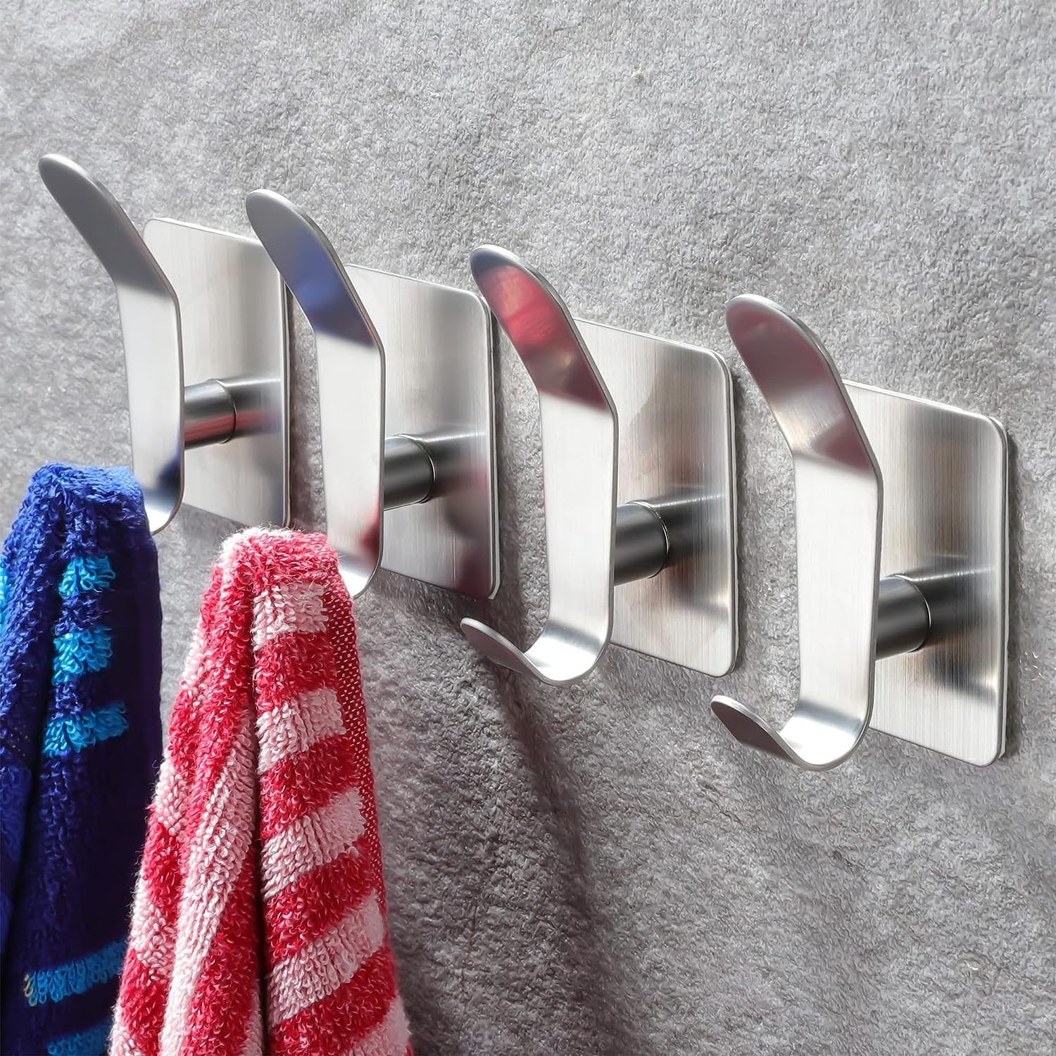 Self- Adhesive Bathroom Adhesive Hook Towel Hook Heavy Duty Hook For Hanging Coats