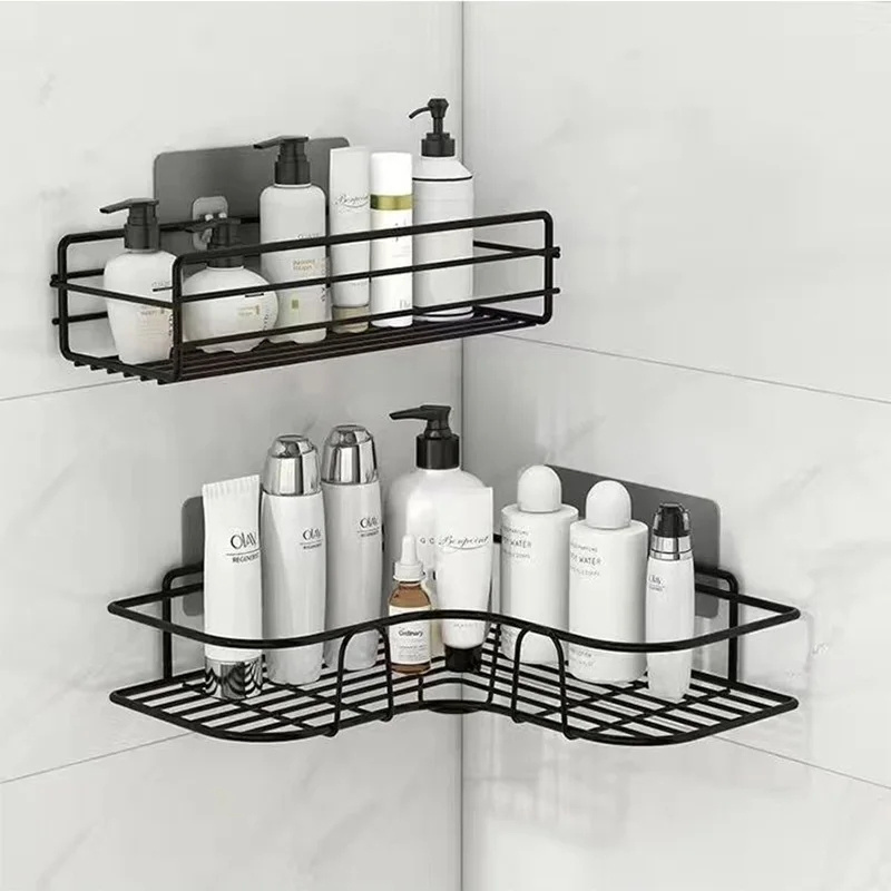 Rustproof Stainless Steel Bathroom Shower Caddy Floating Shelves Shelves Wall Shower Shelf Organizer Rack