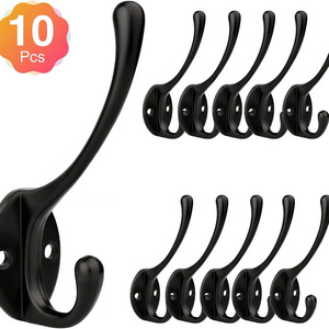 Adhesive Hooks, 7-Pack Wall-Mounted Towel/Coat Hooks, for Bathroom or Kitchen