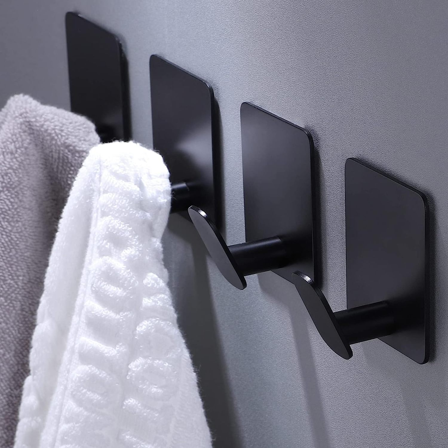 Wall adhesive towel hook  Bathrobe hook is used to hang clothes and hats in the bathroom