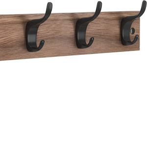 2 Pack Entryway Coat Rack with 4 Wall Hooks, Coat Rack for Wall Hanging and Storage