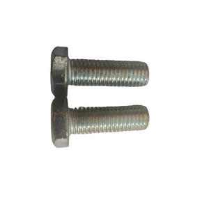 China provide Multiple sizes Surface galvanizing hex head bolt for Mechanical manufacturing