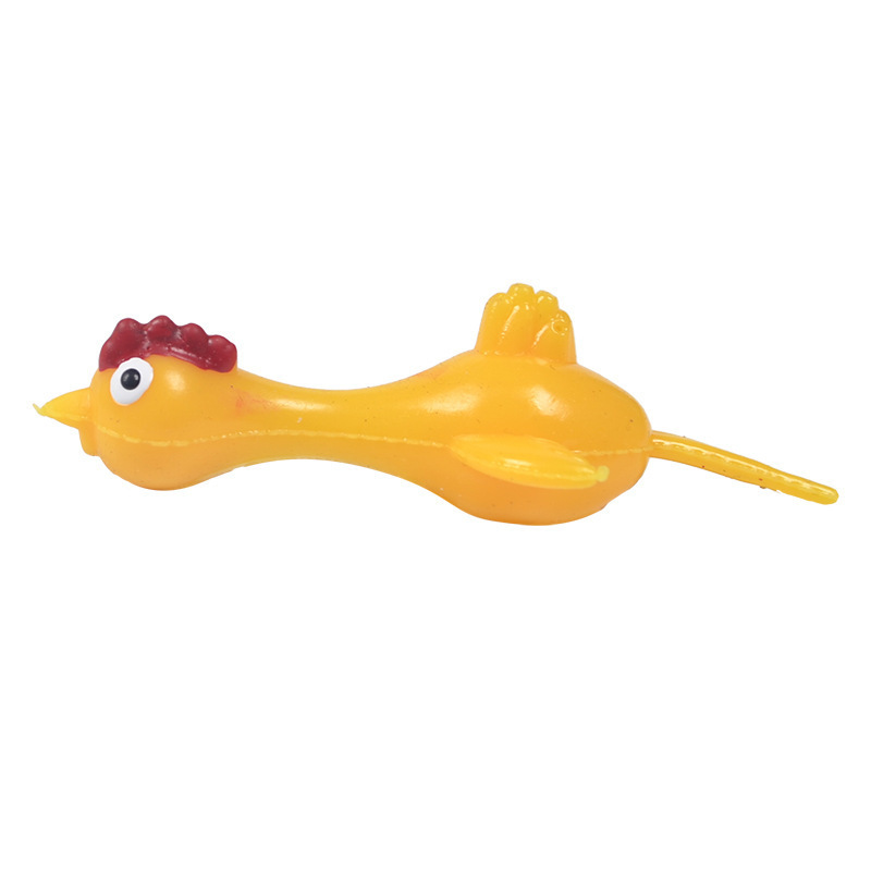 Party Favor Flying Games Simulation Animals Stretchable Funny Finger Chicken Dinosaur Animal Slingshot Dinosaurs Animal Toy