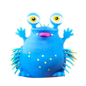 Promotional TPR Cute Kids Big Alien Fidget Toys One Eye Monster Puffer Ball Toys Stress Relief