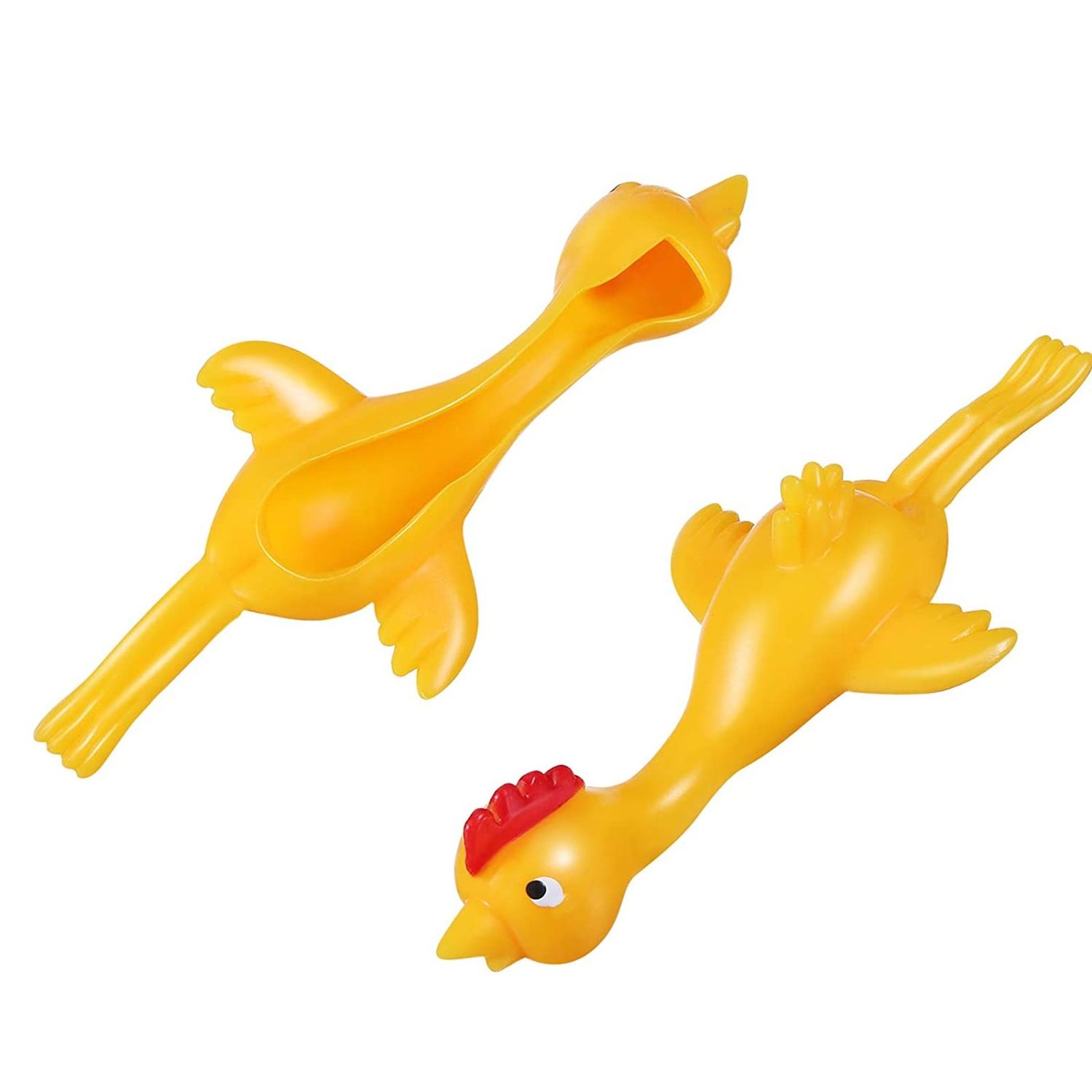 Novelty Toy Kids Easter Chicks Party Activity TPR Chicken Slingshot Stretchy Flying Chicken Flingers