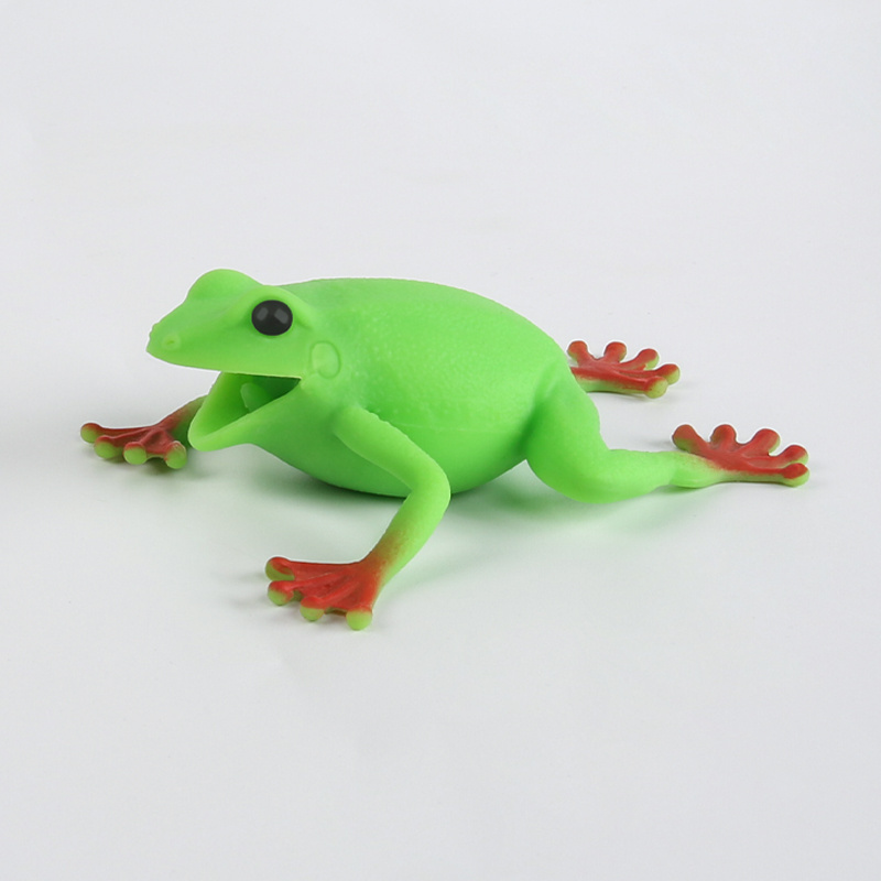 Wholesale Soft Stretchy Lifelike Animal Toys Realistic TPR Crocodile Frog Rubber Lizard Toys