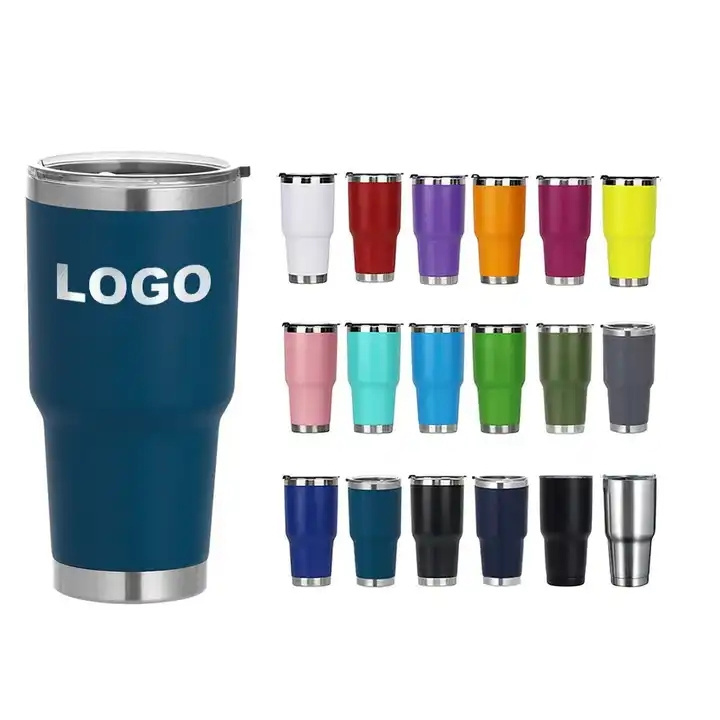 30oz 20oz Stainless Steel Tumblers yetys termos Double Wall Vacuum glasses keep Cold Vasos Travel wine Cups