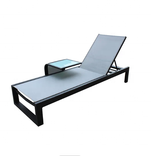 modern sun pool lounge chairs furniture with ottoman outdoor daybed garden leisure chaise lounge