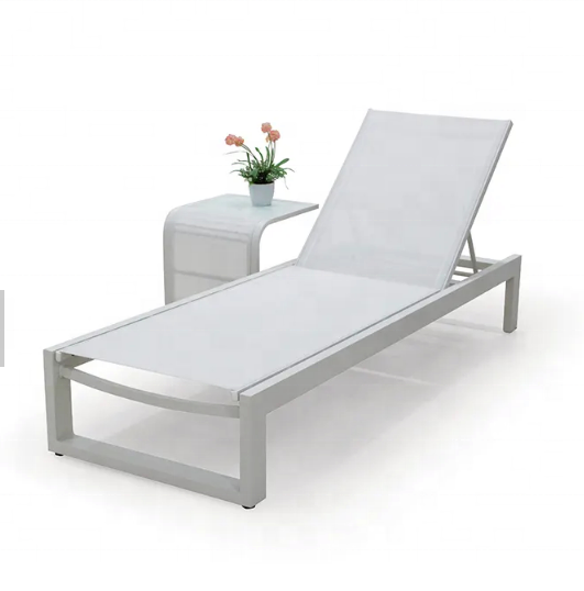 modern sun pool lounge chairs furniture with ottoman outdoor daybed garden leisure chaise lounge