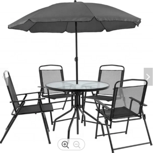 Luxury Outdoor Patio lawn Garden Gazebo Ornaments Furniture Umbrella Table and Chair Sofas Sets