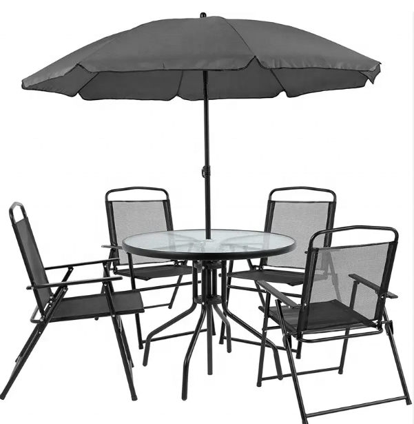 All Weather Luxury Outdoor Patio lawn Garden Gazebo Ornaments Furniture Umbrella Table and Chair Sofas Sets