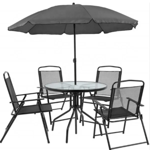 All Weather Luxury Outdoor Patio lawn Garden Gazebo Ornaments Furniture Umbrella Table and Chair Sofas Sets