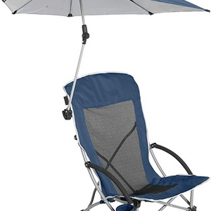 Jazeel amazon hot selling Camping Chair Beach Chair with UPF 50+ Adjustable Umbrella