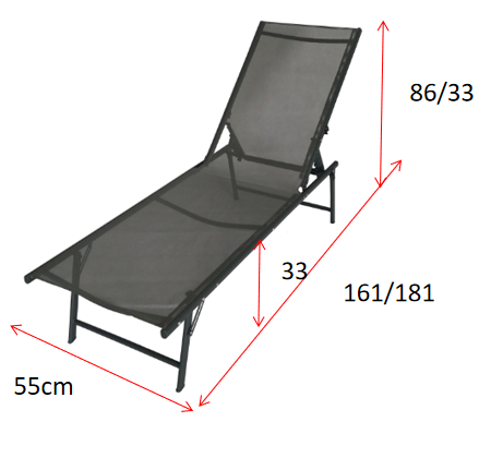 Lounge Dining Chair Modern Metal Bed Chaise Beach Sun Furniture Folding Loungers Fold Up Garden Lounger