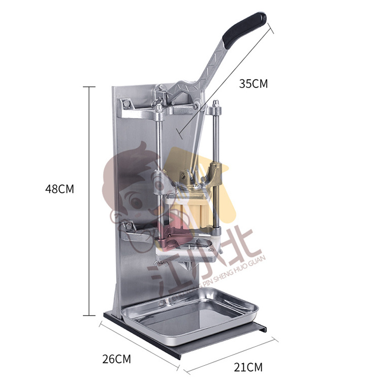 Hot Sell Manual French Cutter Potato Slicer Fruit Slicer Stainless Steel Vegetable Chopper