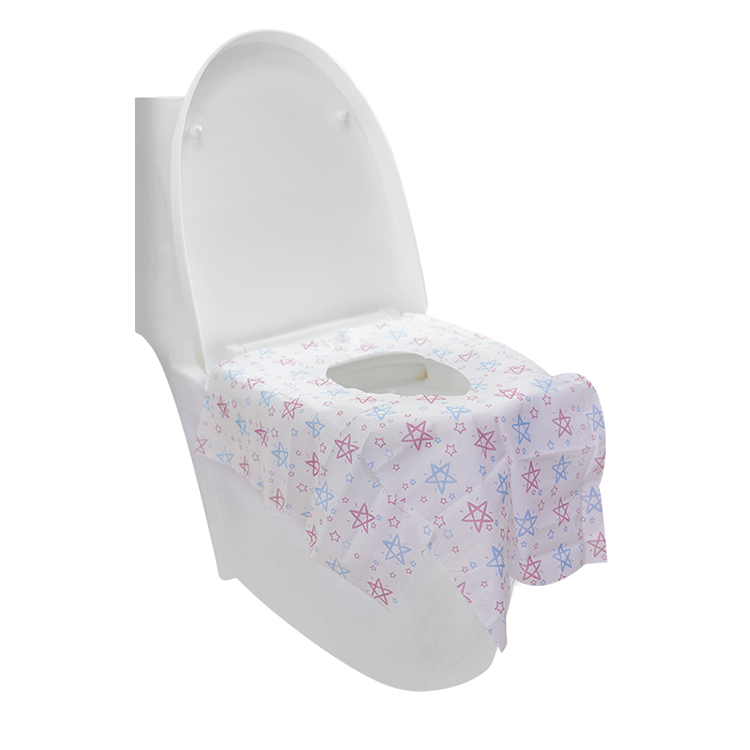 Travel Essentials printing Disposable Toilet Seat Cover In Public Restrooms Airplane for kids pregnant woman