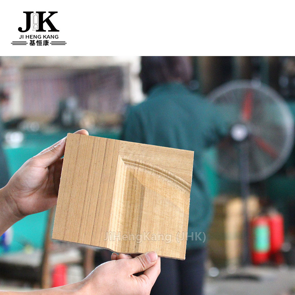 JHK-003 3 Panel Interior Arched Wooden HDF Veneer Door Skin