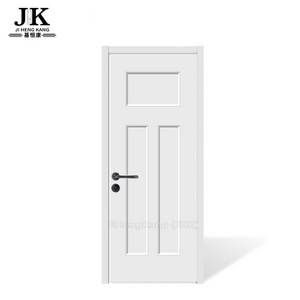 JHK-MS03 Hot Sale Pvc Accordion Folding Bifold Door Mirror Bifold Closet Doors With Smooth Surface Shaker Molded 3 Panel Craftsm