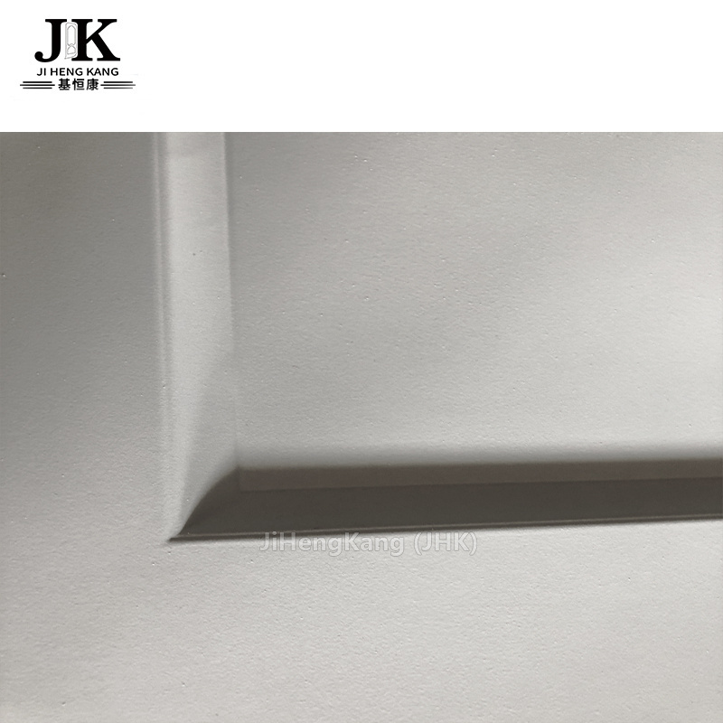 JHK-MS03 Hot Sale Pvc Accordion Folding Bifold Door Mirror Bifold Closet Doors With Smooth Surface Shaker Molded 3 Panel Craftsm