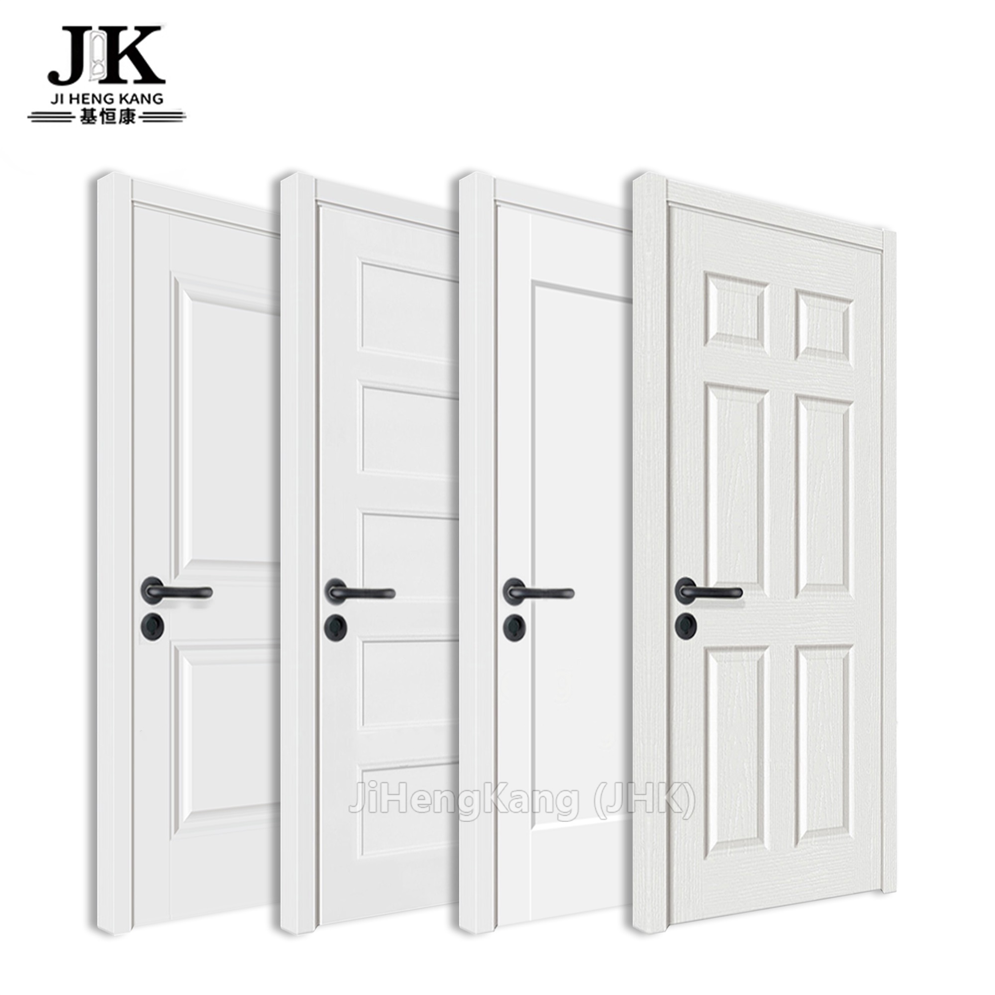 JHK MDF Interior HDF Molded Door White Primer Door