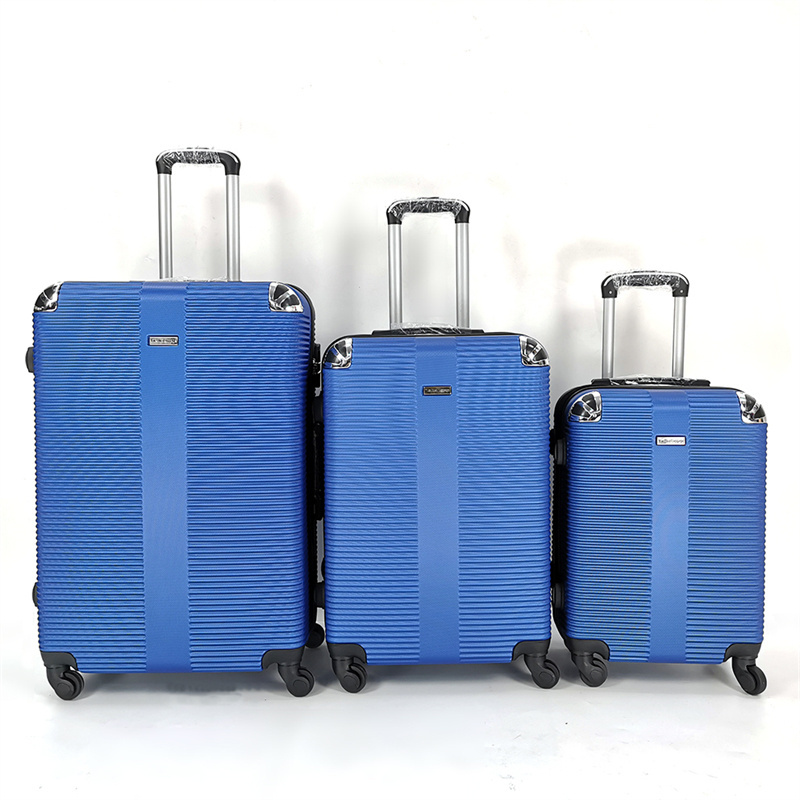 Modern Style Luggage ABS Valise Trolley Carry On Suitcase Set With Zipper TSA Lock