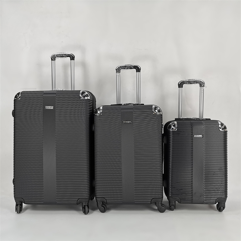 Modern Style Luggage ABS Valise Trolley Carry On Suitcase Set With Zipper TSA Lock