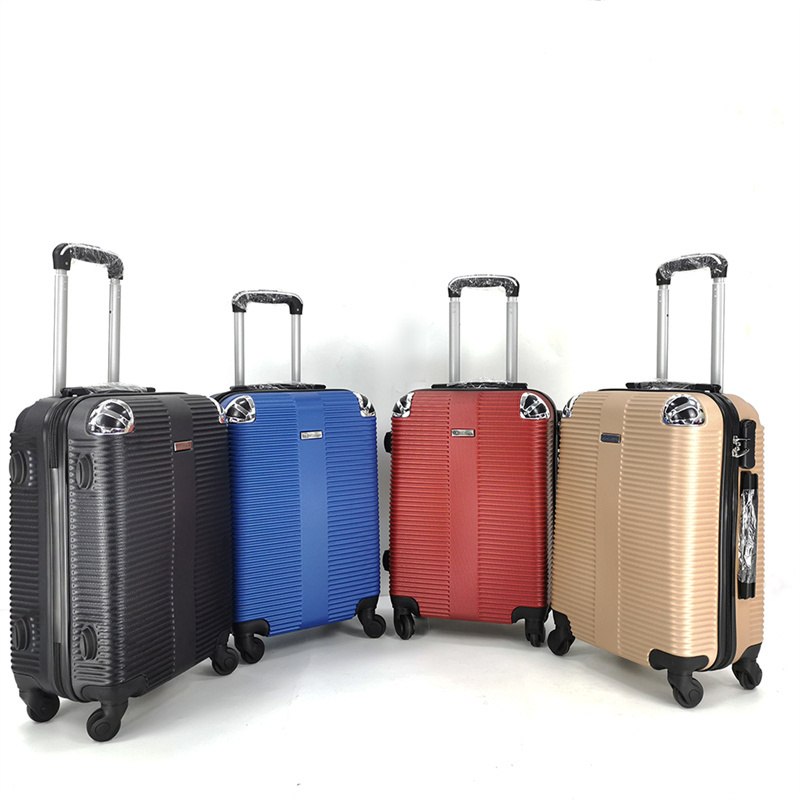 Modern Style Luggage ABS Valise Trolley Carry On Suitcase Set With Zipper TSA Lock